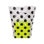 Polka dot Black Plastic Hand Carry Bags (Clear) - Image 3