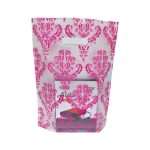 Pink Motiv Plastic Hand Carry Bags (Clear)