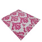 Pink Motiv Plastic Hand Carry Bags (Clear) - Image 2