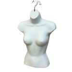White Female Half Body Hanging Body Form