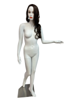 Full Body Female Mannequin with Makeup Face and Hair - Image 2