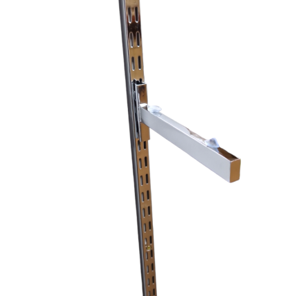 Twin slot Glass shelf Bracket Pair