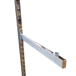 Twin slot Glass shelf Bracket Pair - Image 2