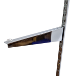 Wood Shelf Upright Bracket Pair