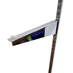 Wood Shelf Upright Bracket Pair - Image 2