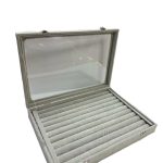 Ring and Earring Display Tray with Glass Cover