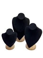 Black Velvet Necklace Display Stand - Image 2