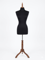 Female Tailor Dummy Mannequin with Wooden Stand - Image 3