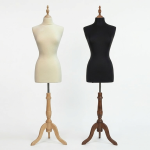 Female Tailor Dummy Mannequin with Wooden Stand