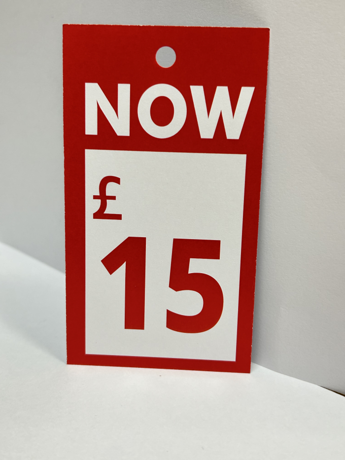 NOW £ Price Tag - Pack of 100 - Image 5