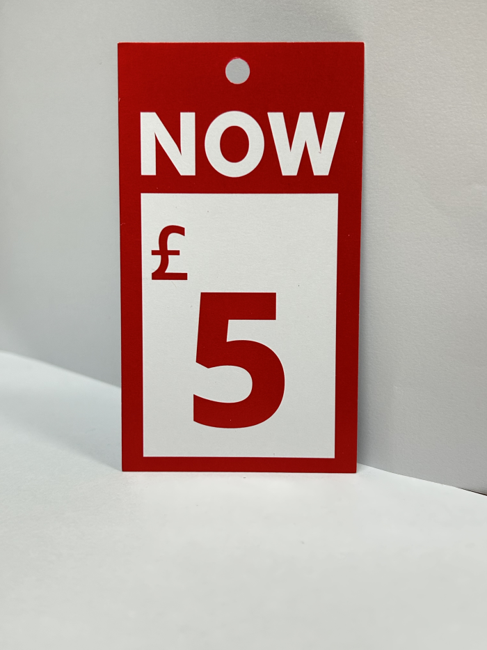 NOW £ Price Tag - Pack of 100 - Image 3