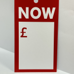 NOW £ Price Tag - Pack of 100