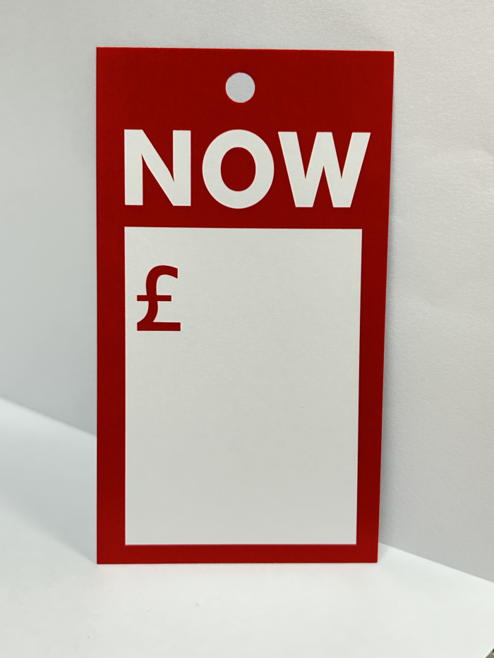 NOW £ Price Tag - Pack of 100 - Image 12