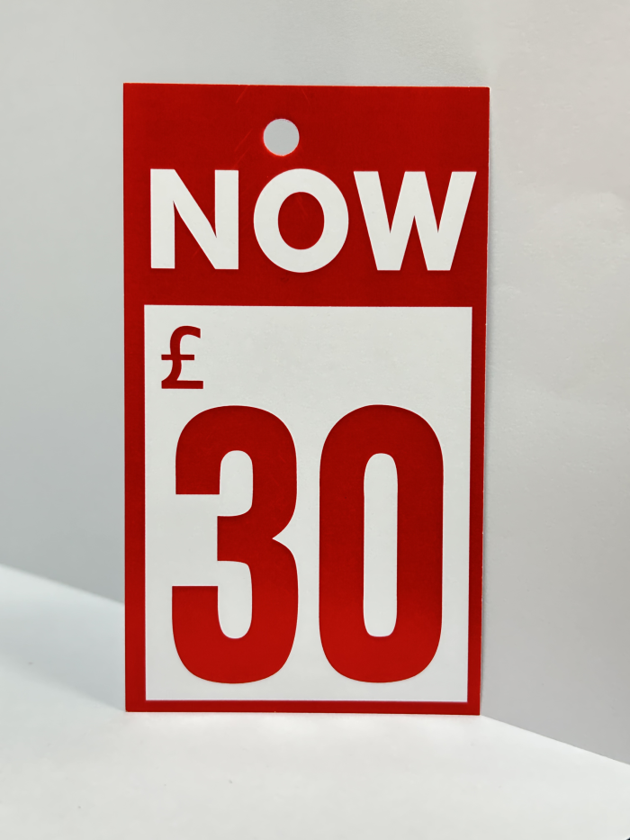 NOW £ Price Tag - Pack of 100 - Image 8