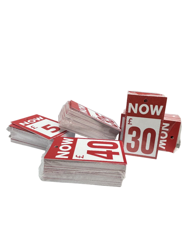 NOW £ Price Tag - Pack of 100 - Image 2