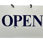 Open/Closed Hanging Door Sign Card