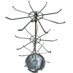 3-Tier Rotating Display Hook Stand