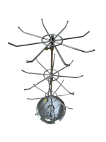 3-Tier Rotating Display Hook Stand