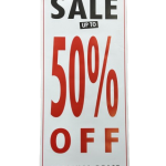 SALE UPTO 50% OFF - Banner 42" x 18"