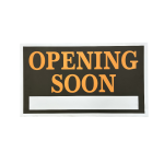 Opening Soon - Banner 30" x 17"