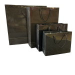 Shiny Black Paper Gift Bags