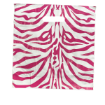 Pink Zebra Plastic Hand Carry Bag