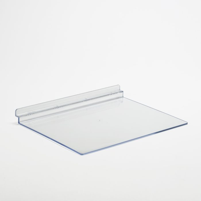 shelft without lip Flat Slatwall Shelf Without Lip: 250mm (W) x 108mm (D) - Image 1