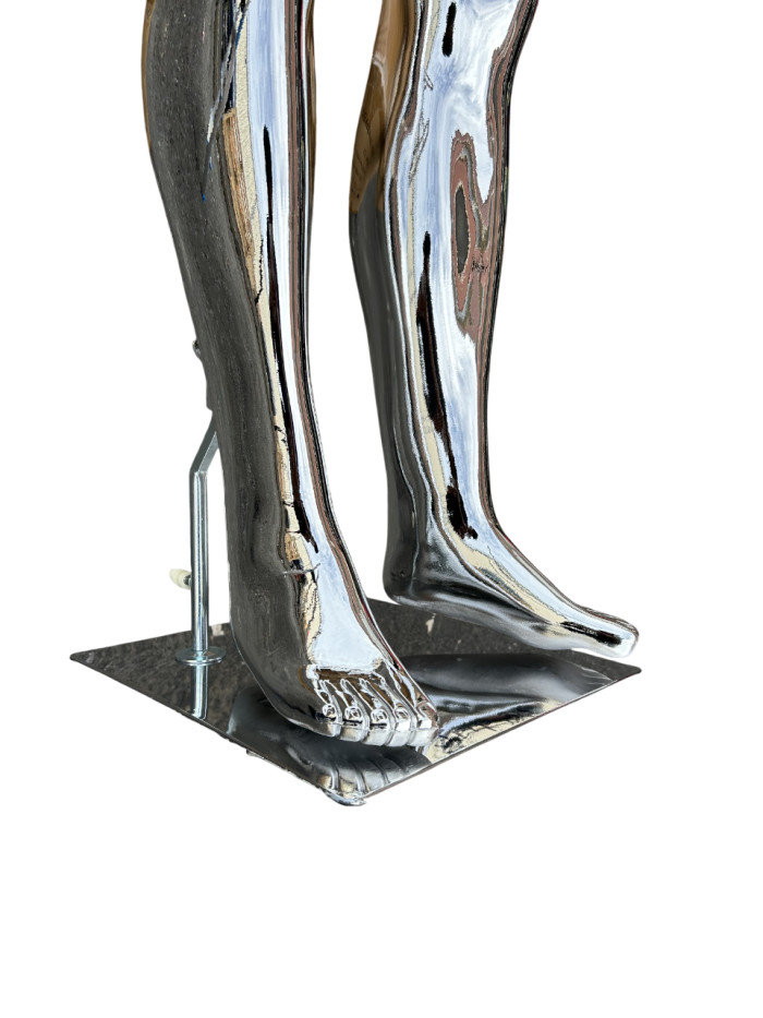Chrome Male Full Body Mannequin - Image 2