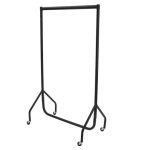 2ft Black Clothes Rail