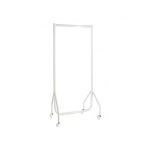 2ft White Clothes Rail