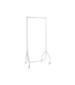 2ft White Clothes Rail
