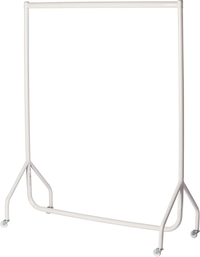 4ft White Clothes Rail - Image 3