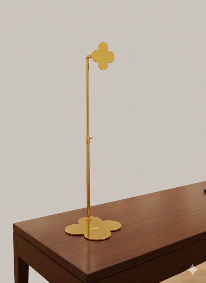 Gold Flower Handbag Display Stand - Image 3