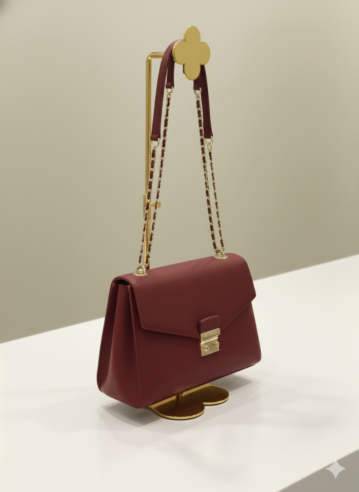 Gold Flower Handbag Display Stand - Image 2