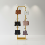 Gold Metal Handbag Display Stand - Image 2