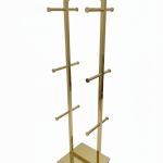 Gold Metal Handbag Display Stand