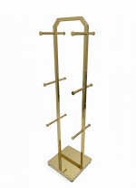 Gold Metal Handbag Display Stand