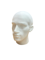 Male Styrofoam Mannequin Head 27cm - Image 2