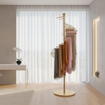 Gold Metal Scarf Display Stand - Image 3