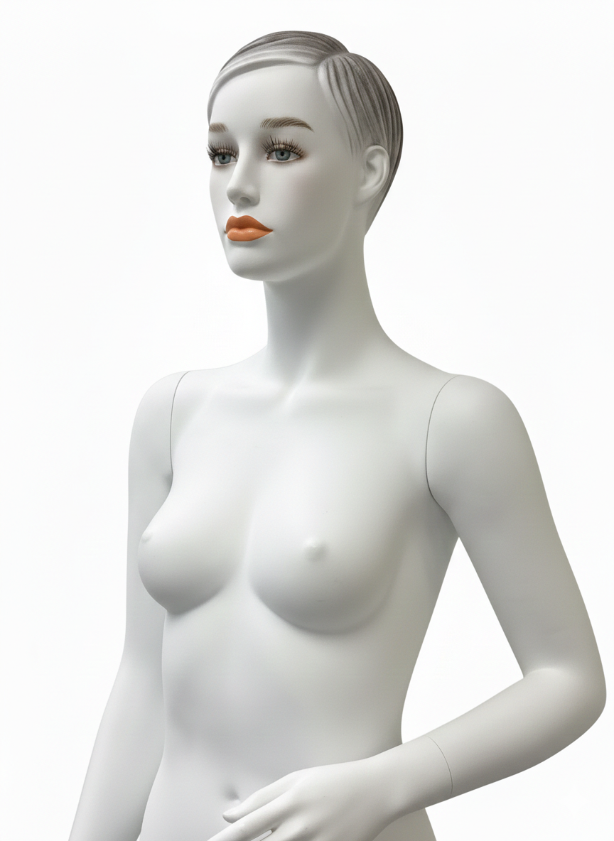 Realistic Lady Face Mannequin