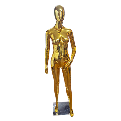 Luxury Gold Female Mannequin - Bend Arm