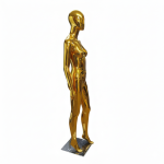 Luxury Gold Female Mannequin - Straight Arms - Image 2