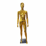 Luxury Gold Female Mannequin - Straight Arms