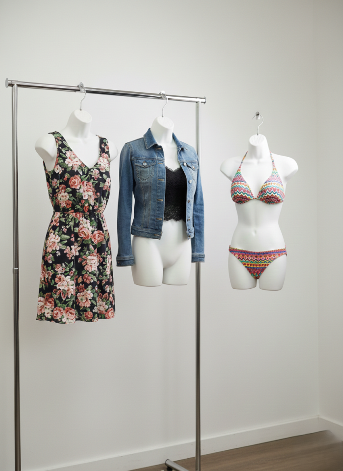 Skin Color Female Full Body Hanging Body Form - Image 2