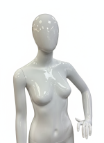 White Female Full Body Mannequin - Left Arm Pose - Image 2