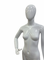 White Female Full Body Mannequin - Right Arm Pose - Image 2