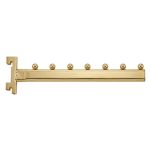 Gold 7 Ball Straight Arm – Twin Slot Display Arm