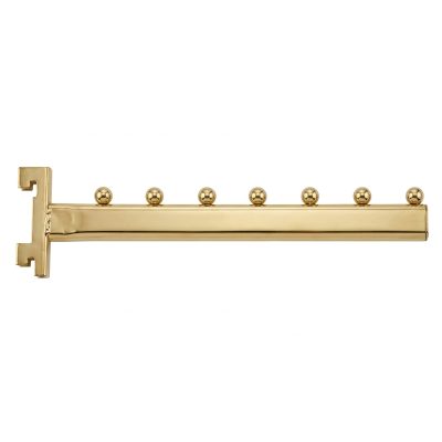Gold 7 Ball Straight Arm – Twin Slot Display Arm