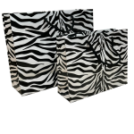 Black Zebra Pink Paper Gift Bags