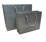 Glossy SIlver Paper Gift Bags